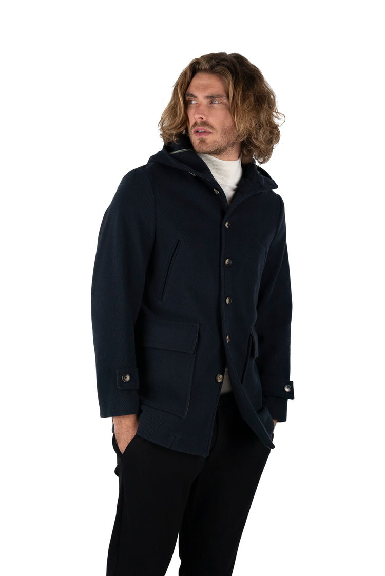 Why not brand Cappotto con cappuccio Italy