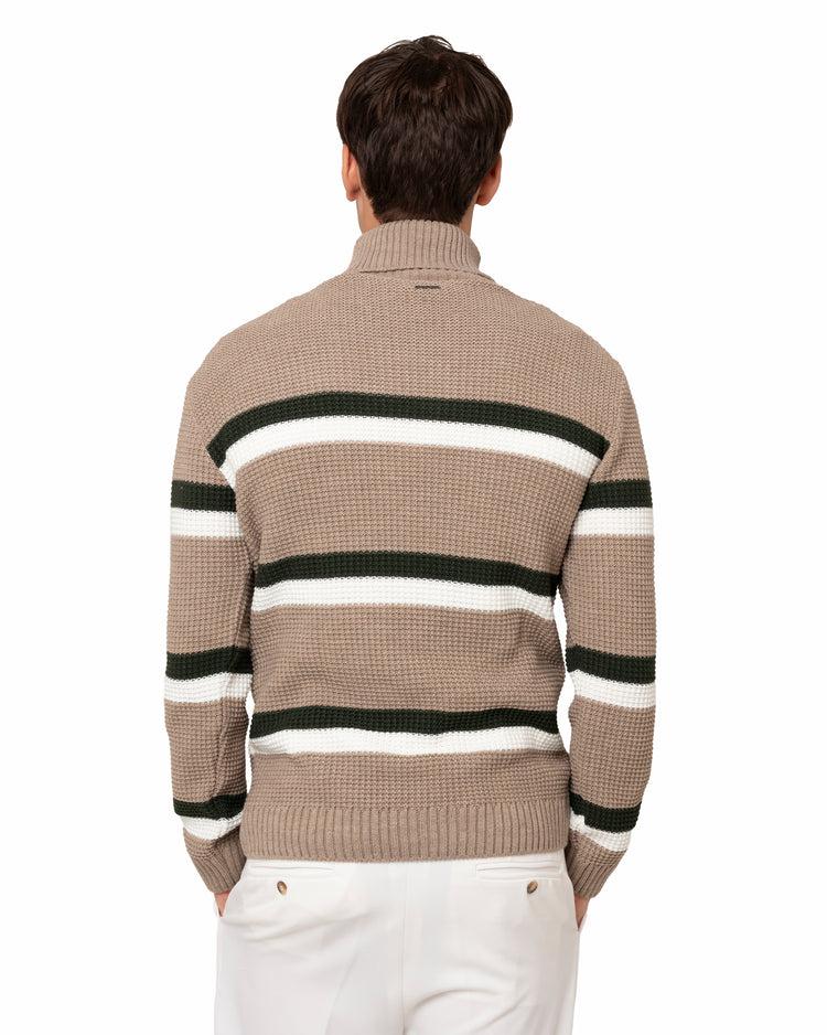 Why not brand Maglione collo alto con righe 2025