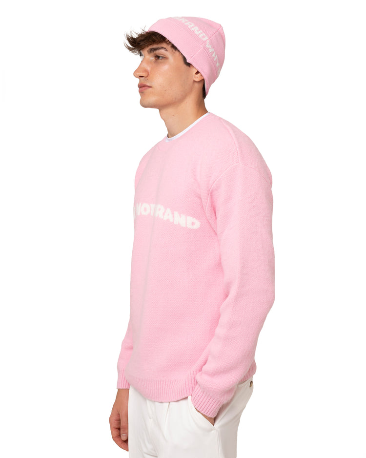 Why not brand Maglione girocollo in Mohair con logo Qualità