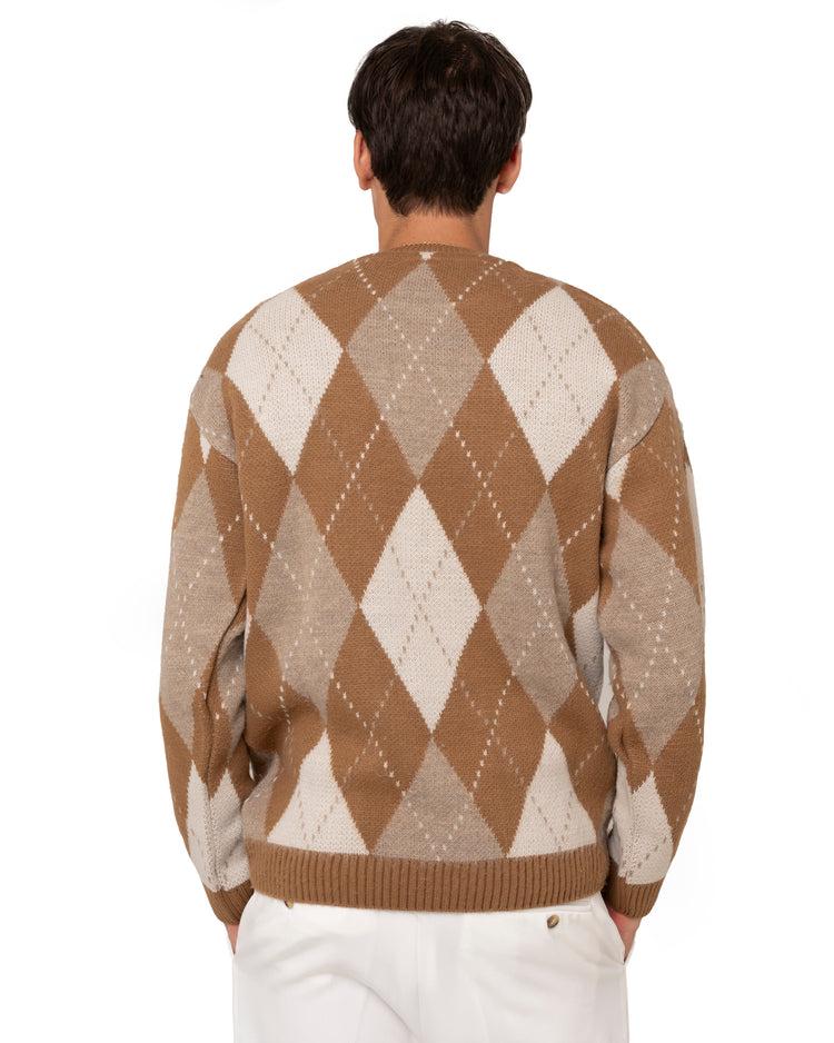 Why not brand Maglione girocollo con rombi Promozione