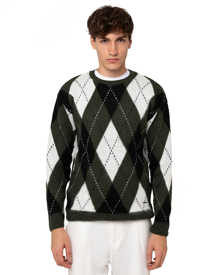 Why not brand Maglione girocollo con rombi Promozione