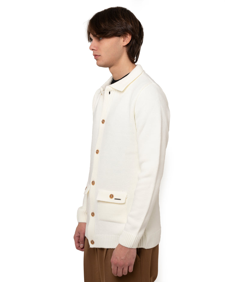 Why not brand Maglione con collo e bottoni Soddisfazione Garantita