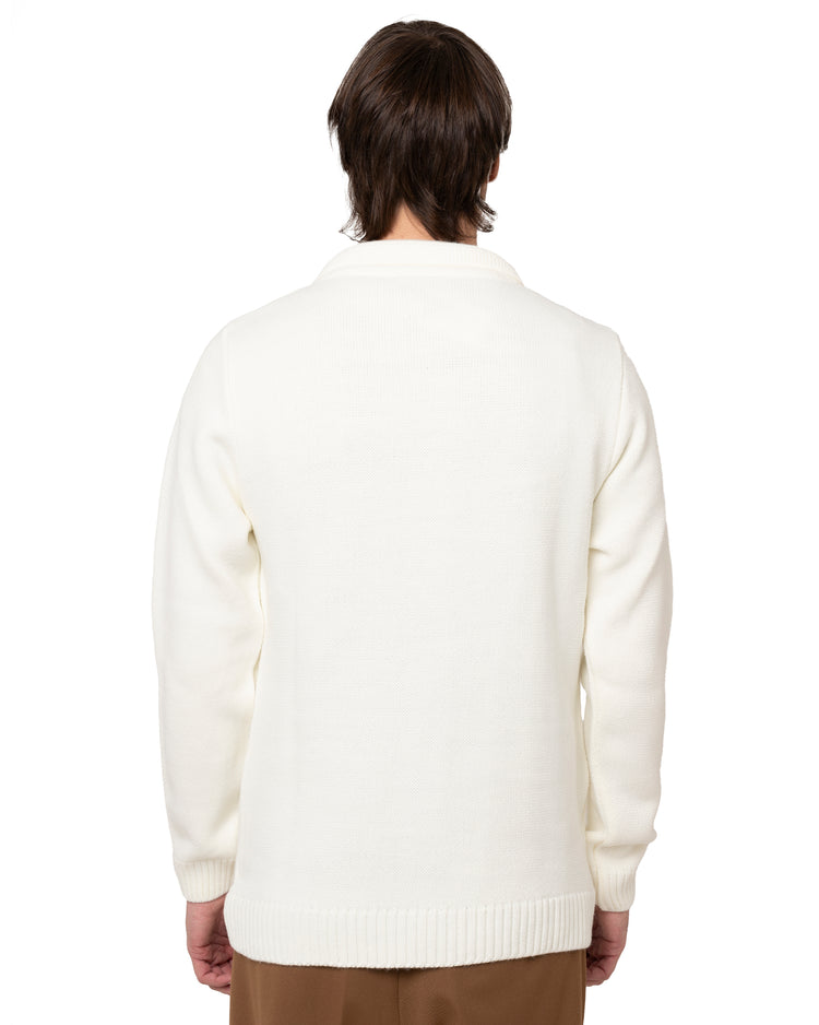 Why not brand Maglione con collo e bottoni Soddisfazione Garantita