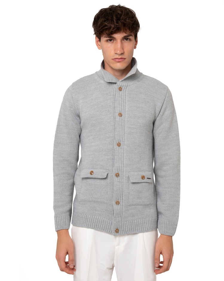 Why not brand Maglione con collo e bottoni Soddisfazione Garantita