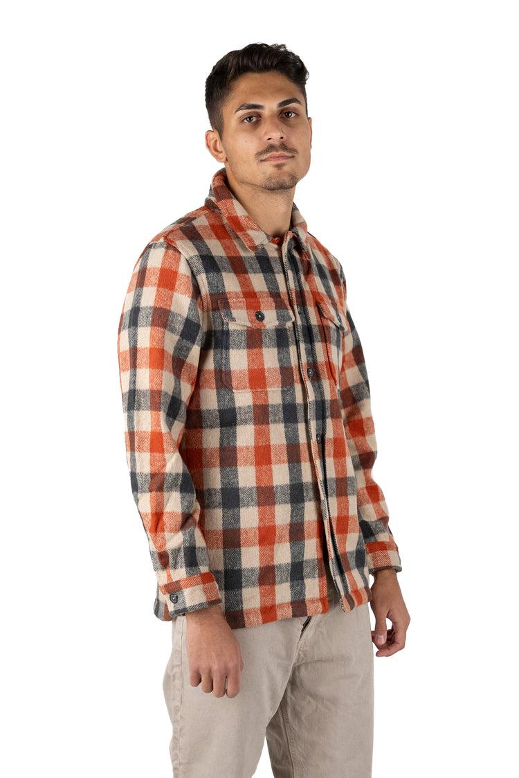 Why not brand Giacca Camicia a quadri Arancione Novità