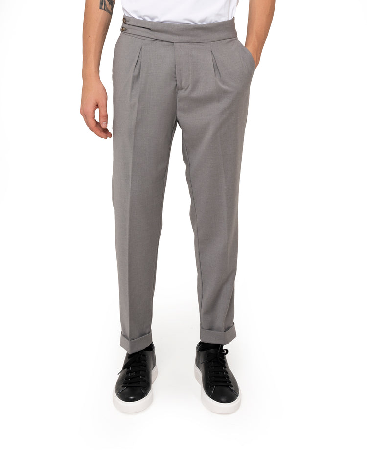 Why not brand Pantalone con pinces e risvolto Presa