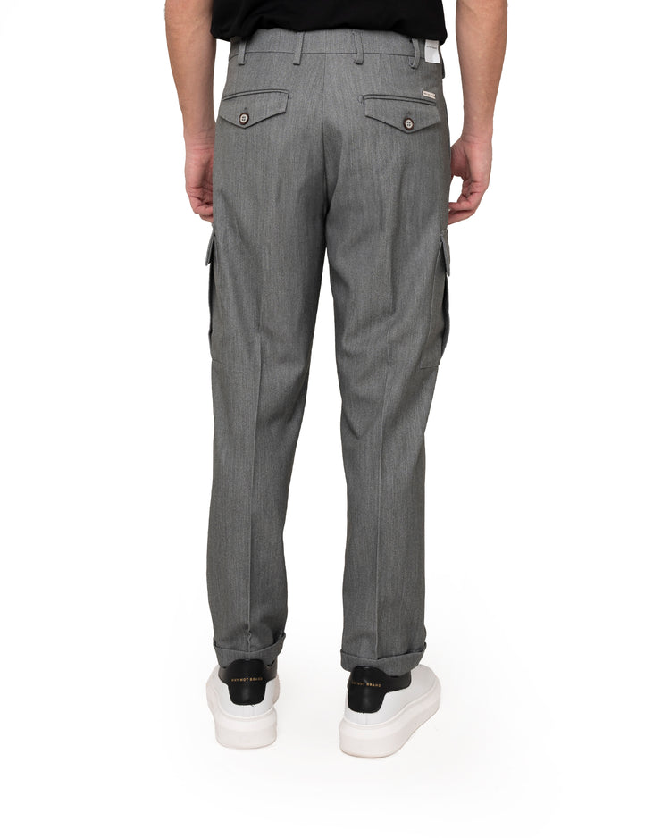 Why not brand Pantalone con abbotonatura laterale e pinces Sconto