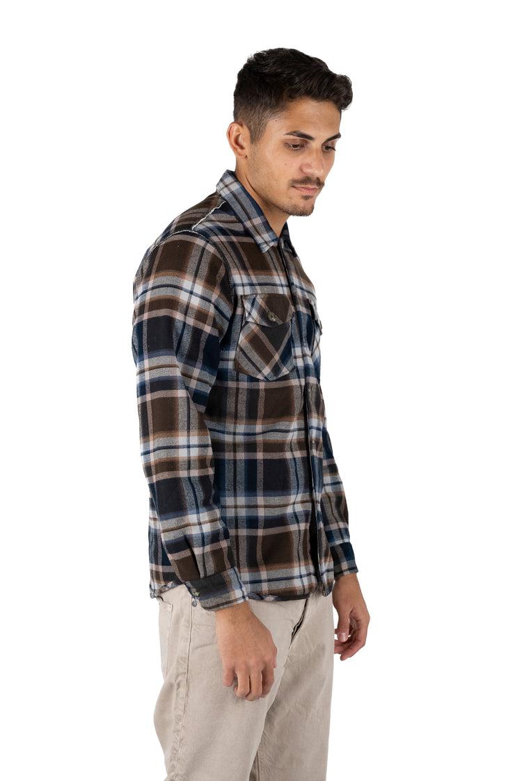 Why not brand Giacca Camicia a quadri Marrone 2025