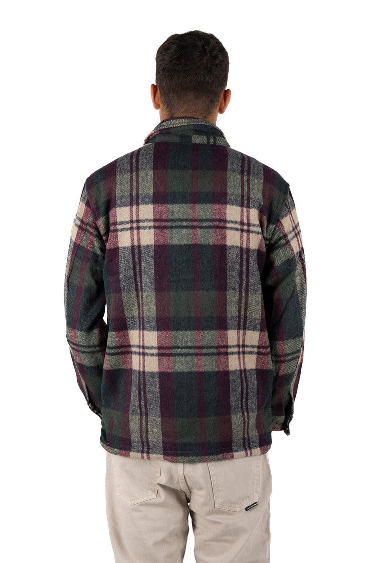 Why not brand Giacca Camicia a quadri Verde Italia