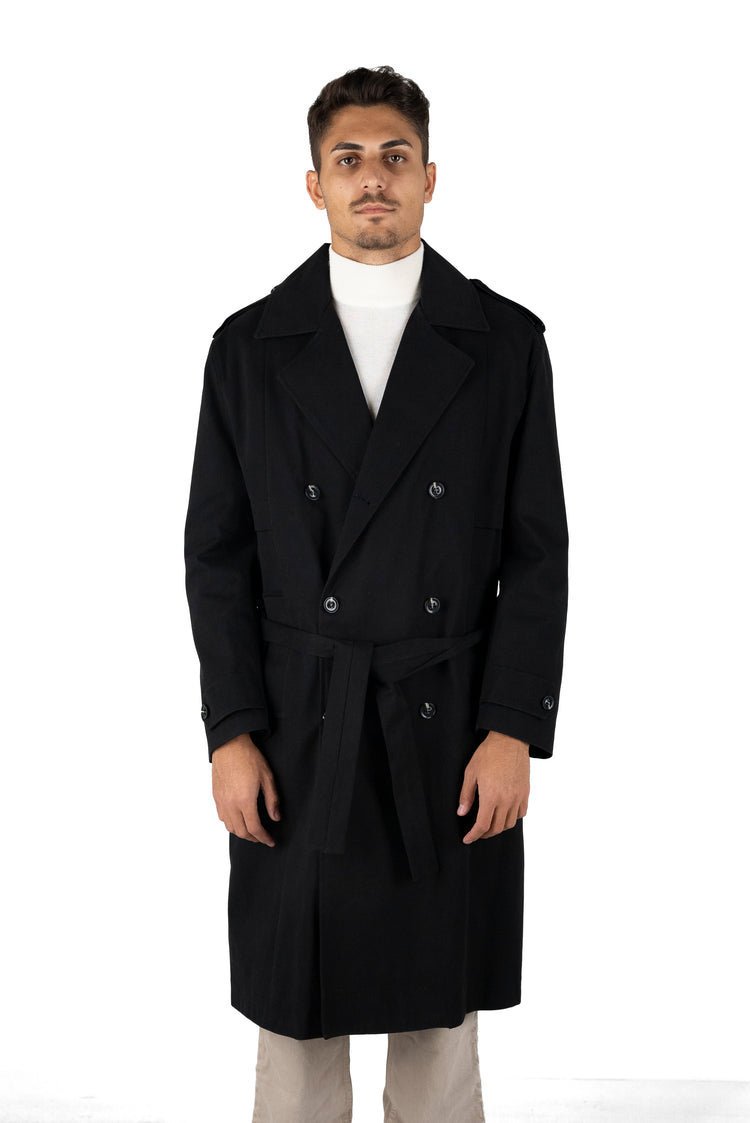 Why not brand Cappotto doppiopetto con laccio In Linea