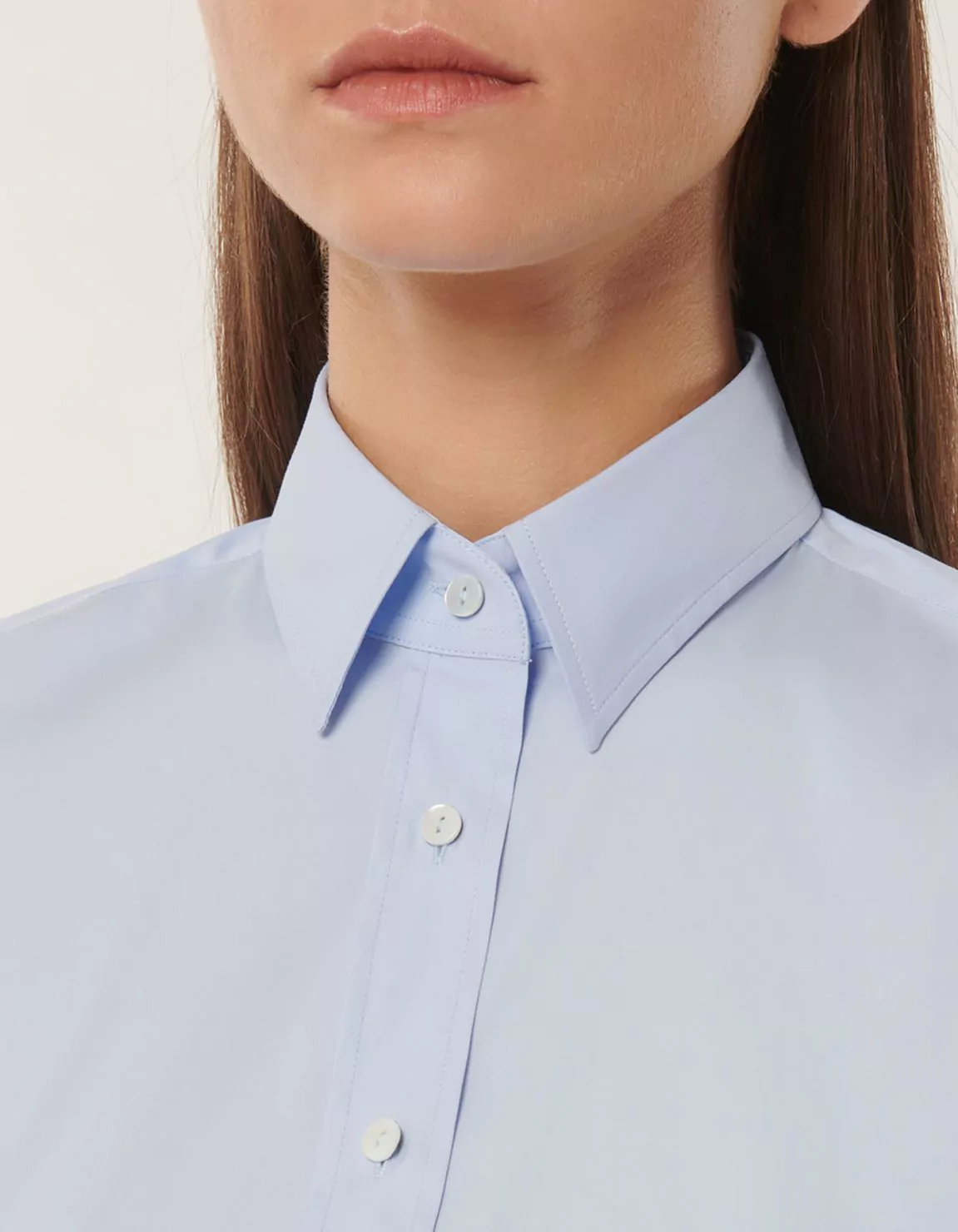 Xacus Camicia Celeste Stretch Tinta Unita Offerte