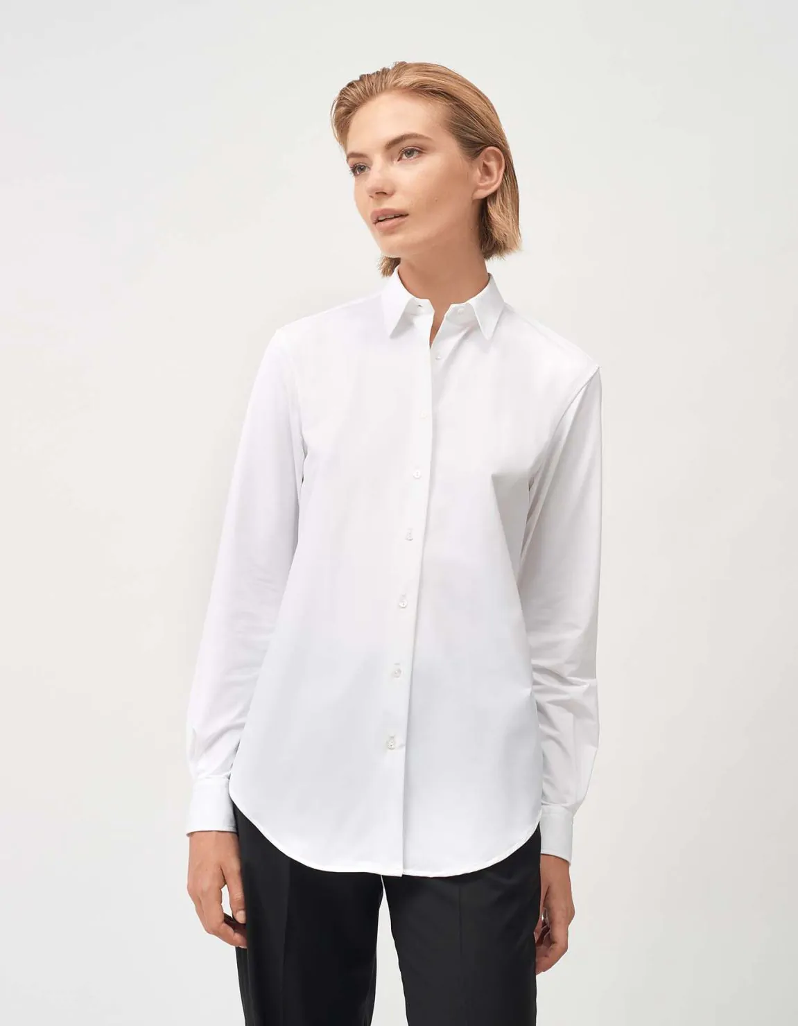 Xacus Camicia Bianco Active Tinta Unita Italy