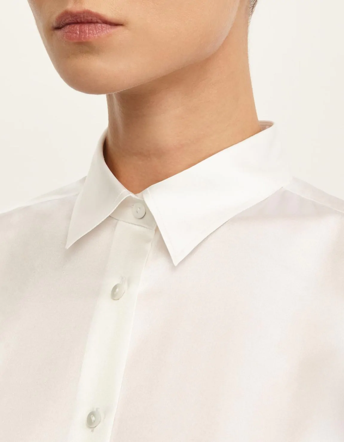 Xacus Camicia Bianco Seta Tinta Unita Prezzo Ridotto