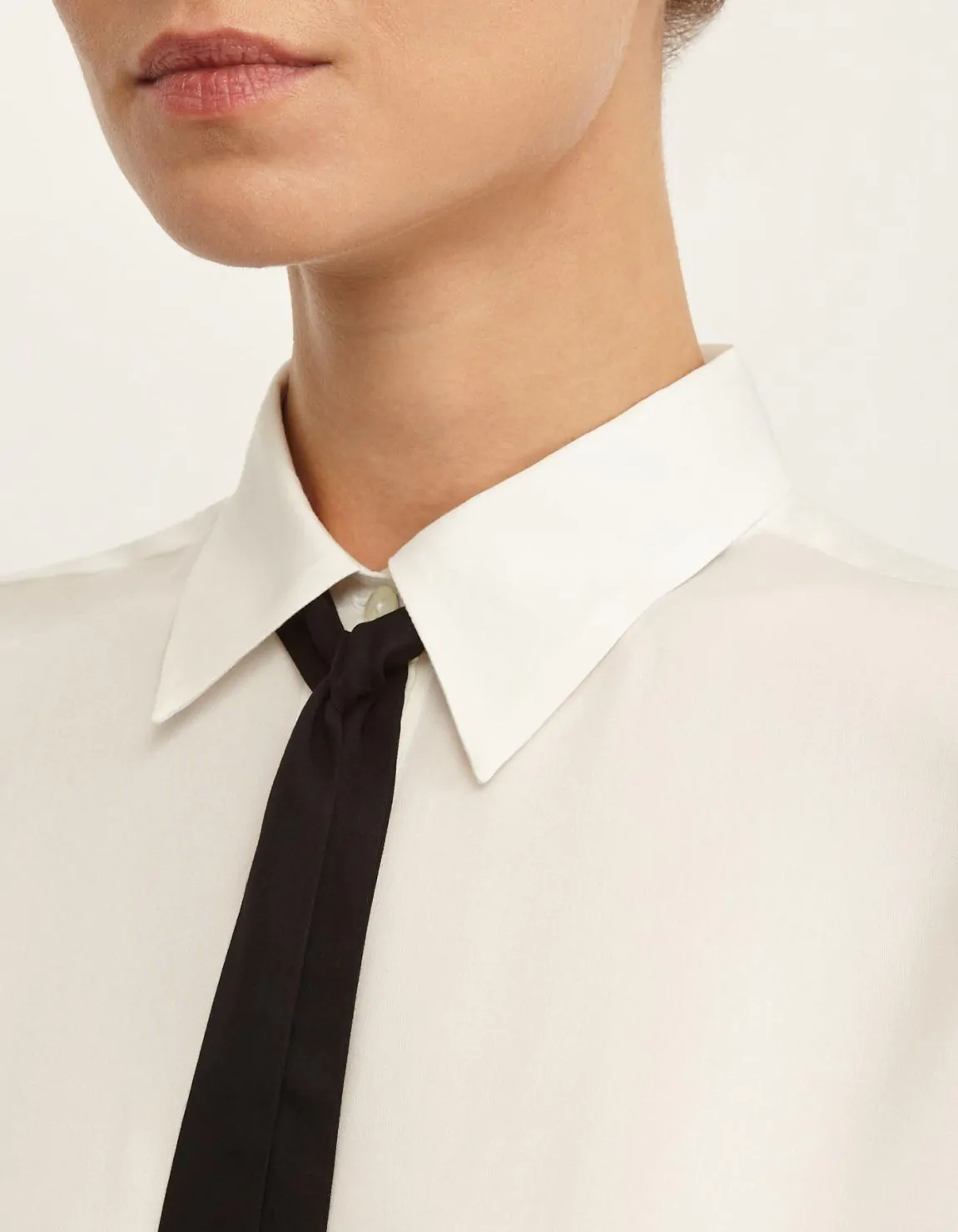 Xacus Camicia Bianco Viscosa Tinta Unita