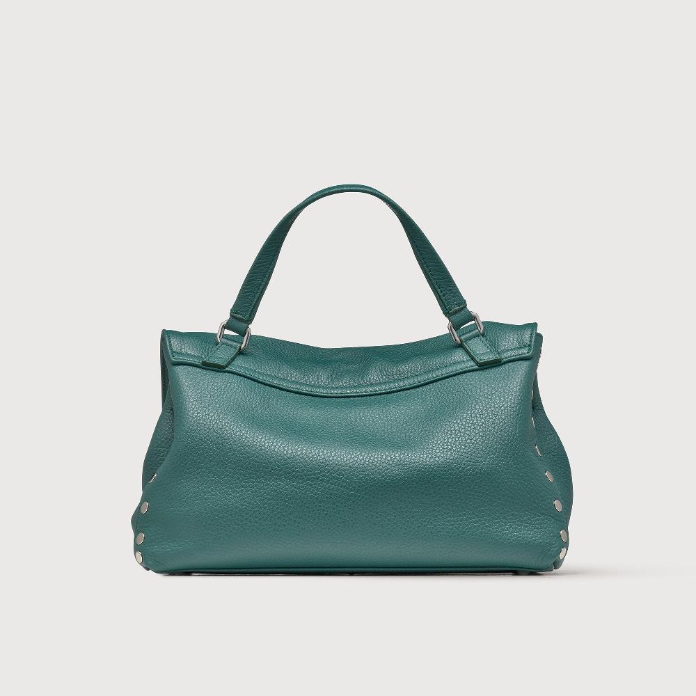 Zanellato BORSA POSTINA® SMALL IN PELLE MARTELLATA GREEN ACCA | Zanellato Fino Al -60%