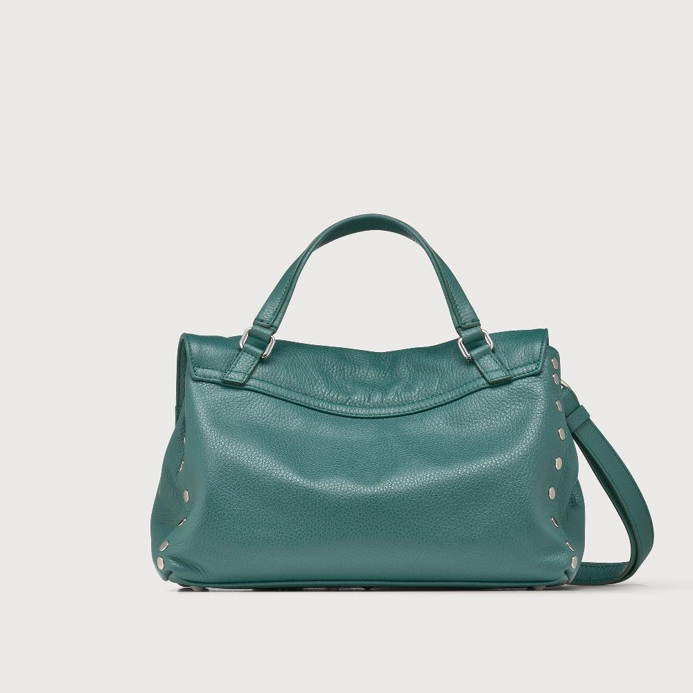 Zanellato BORSA POSTINA® SMALL IN PELLE MARTELLATA GREEN ACCA | Zanellato Shopping Online