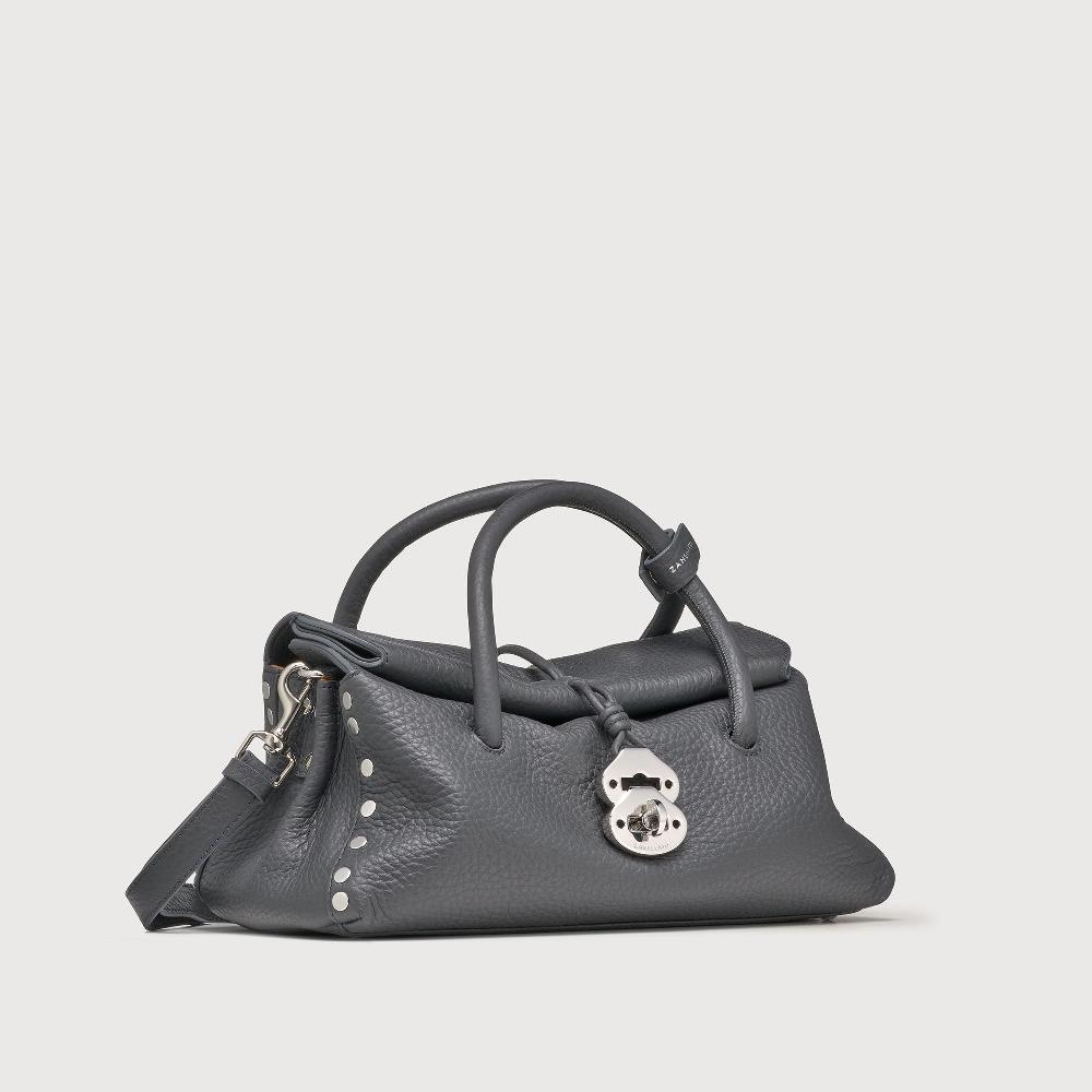 Zanellato BORSA DOTTA® SMALL IN PELLE MARTELLATA GREY STROMBOLI | Zanellato Affare Del Giorno