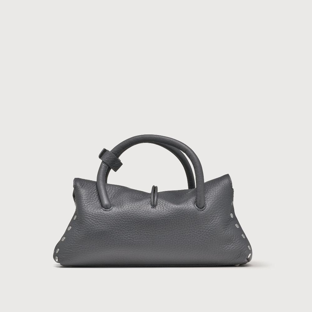 Zanellato BORSA DOTTA® SMALL IN PELLE MARTELLATA GREY STROMBOLI | Zanellato Affare Del Giorno