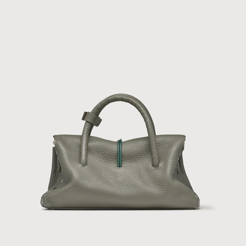 Zanellato BORSA DOTTA® SMALL IN PELLE MARTELLATA GREEN LICHENE | Zanellato Prezzo Ridotto
