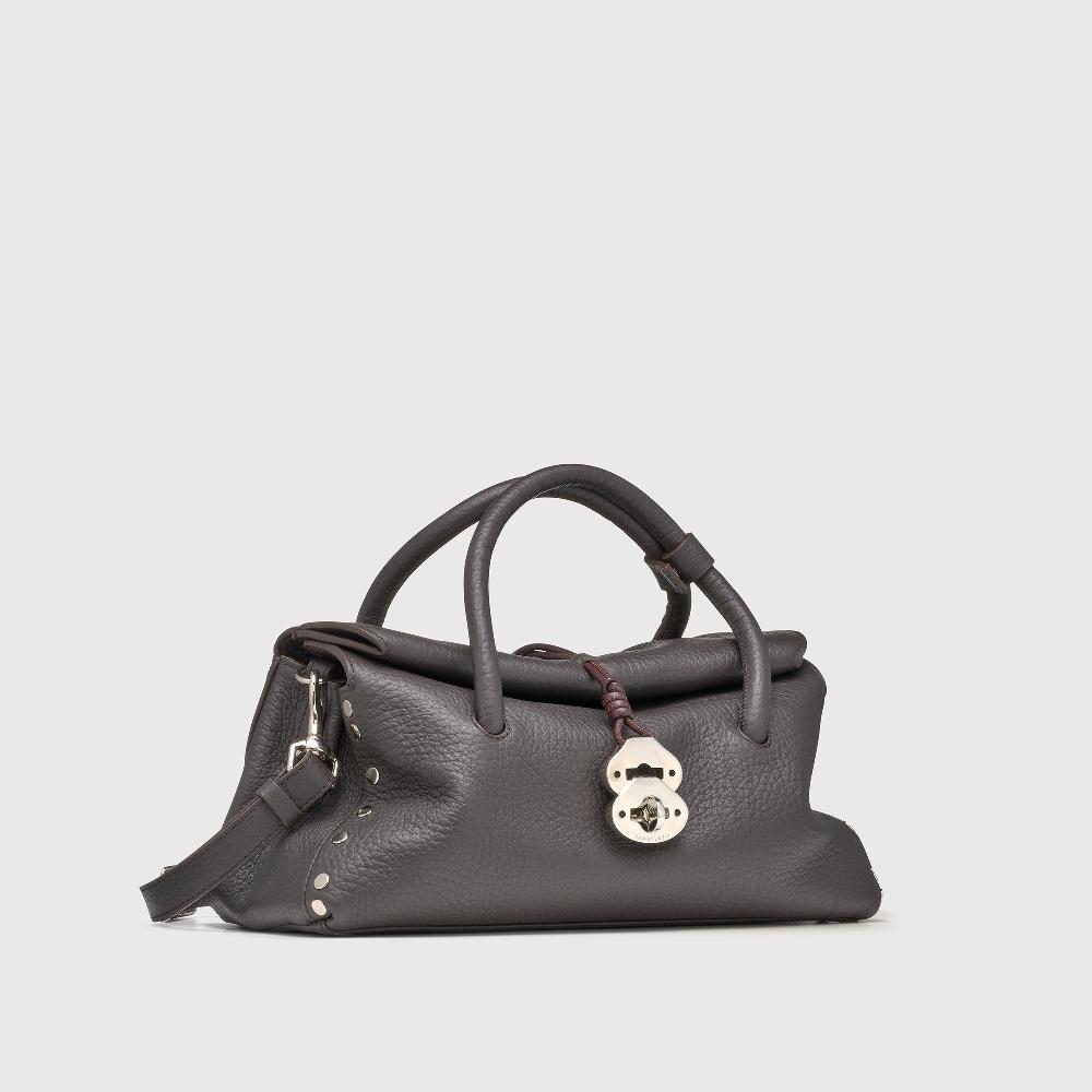 Zanellato BORSA DOTTA® SMALL IN PELLE MARTELLATA BROWN DOLCE AMARO | Zanellato Novità