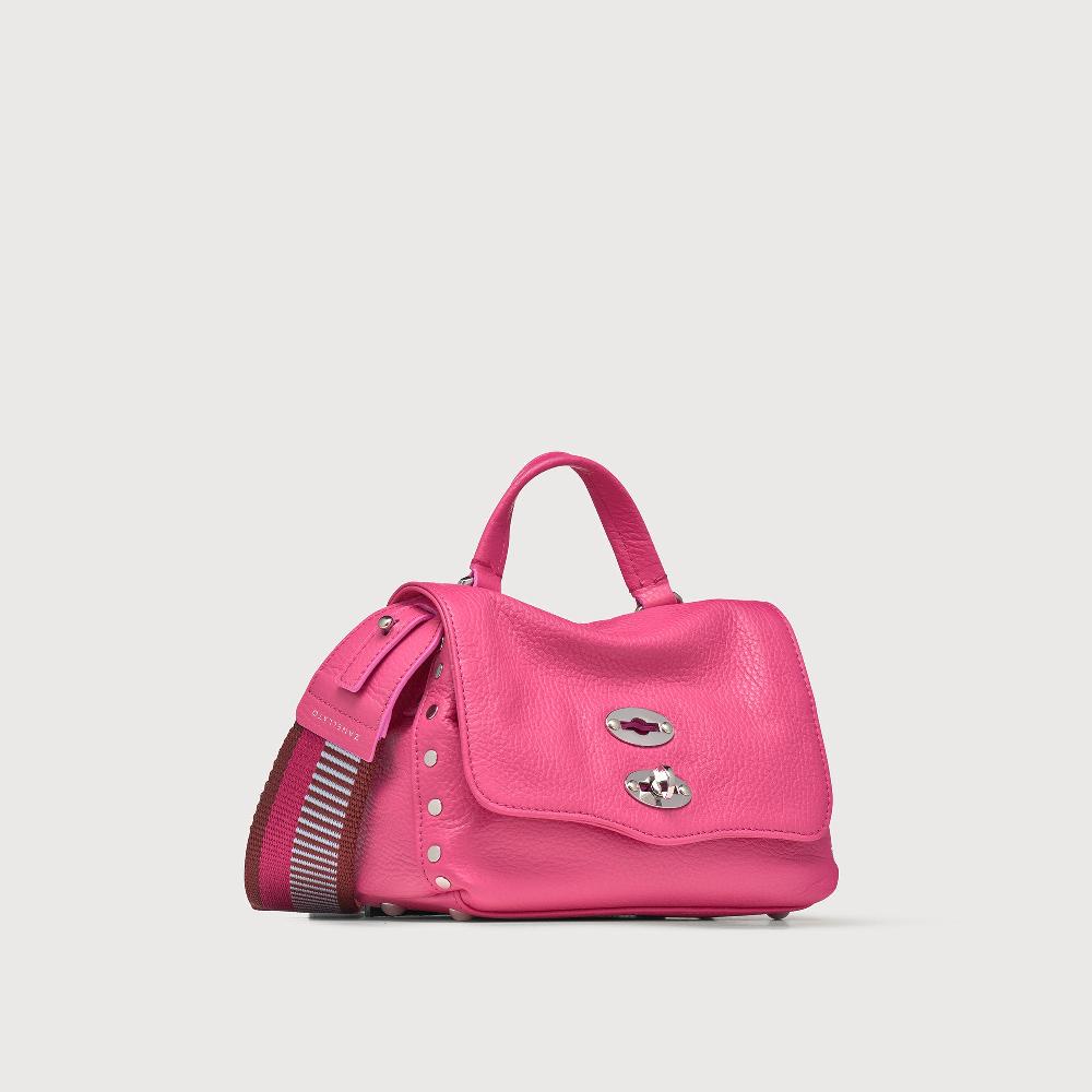 Zanellato BORSA POSTINA® BABY IN PELLE MARTELLATA PINK ORCHIDEA | Zanellato Sconto