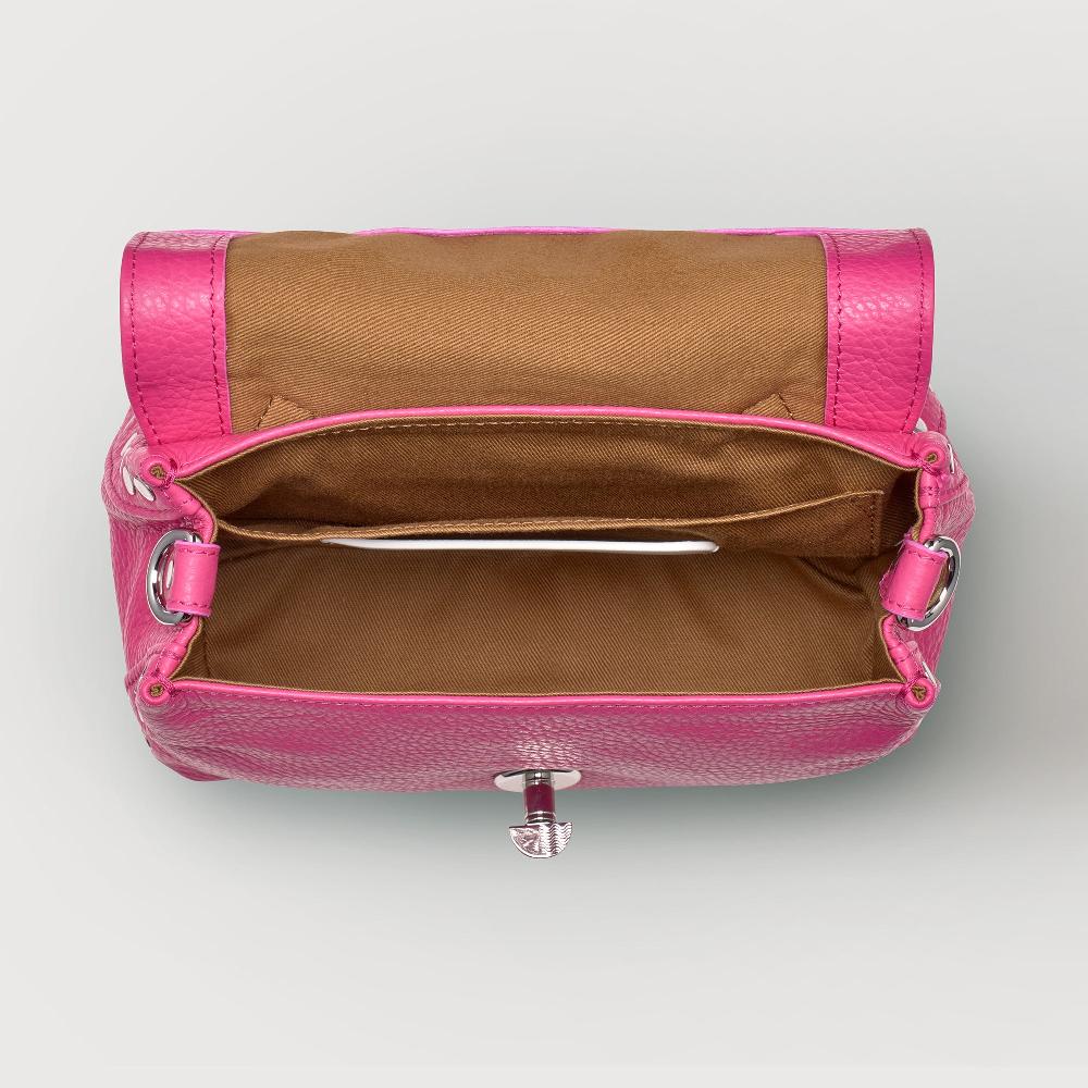 Zanellato BORSA POSTINA® BABY IN PELLE MARTELLATA PINK ORCHIDEA | Zanellato Sconto