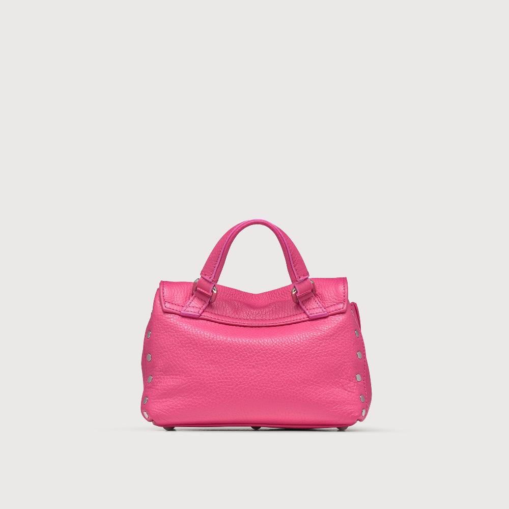 Zanellato BORSA POSTINA® BABY IN PELLE MARTELLATA PINK ORCHIDEA | Zanellato Offerta