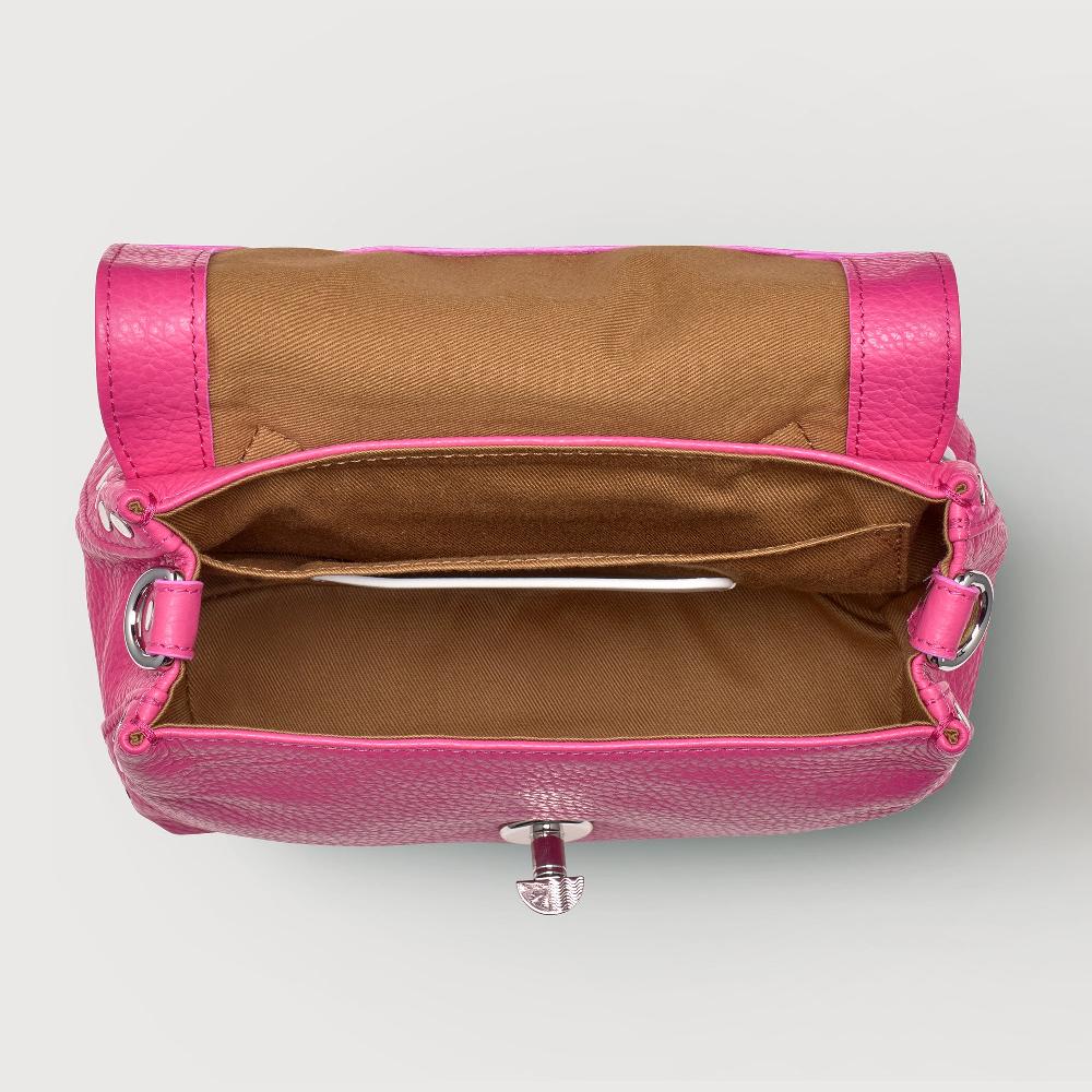 Zanellato BORSA POSTINA® BABY IN PELLE MARTELLATA PINK ORCHIDEA | Zanellato Offerta