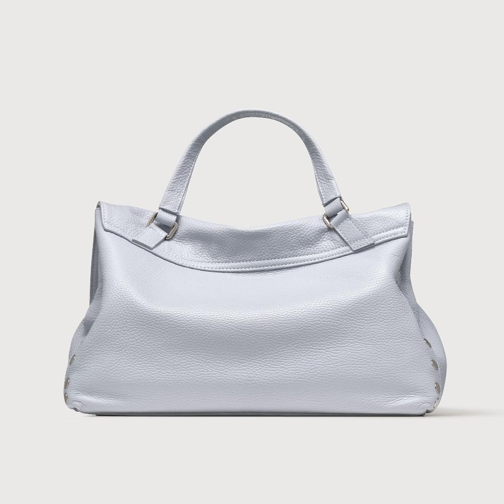 Zanellato BORSA POSTINA® MEDIUM IN PELLE MARTELLATA GREY CLOUD | Zanellato Economico