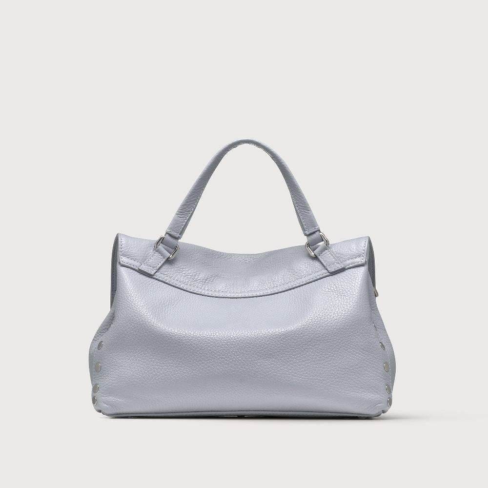 Zanellato BORSA POSTINA® SMALL IN PELLE MARTELLATA GREY CLOUD | Zanellato Promozione Limitata