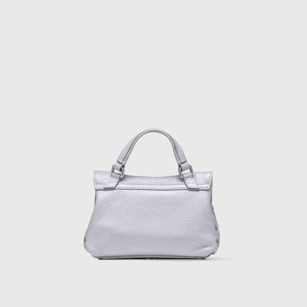 Zanellato BORSA POSTINA® BABY IN PELLE MARTELLATA GREY CLOUD | Zanellato Outlet