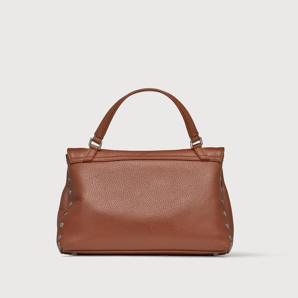 Zanellato BORSA POSTINA® SMALL IN PELLE MARTELLATA BROWN CANALETTO | Zanellato Vendita Economica