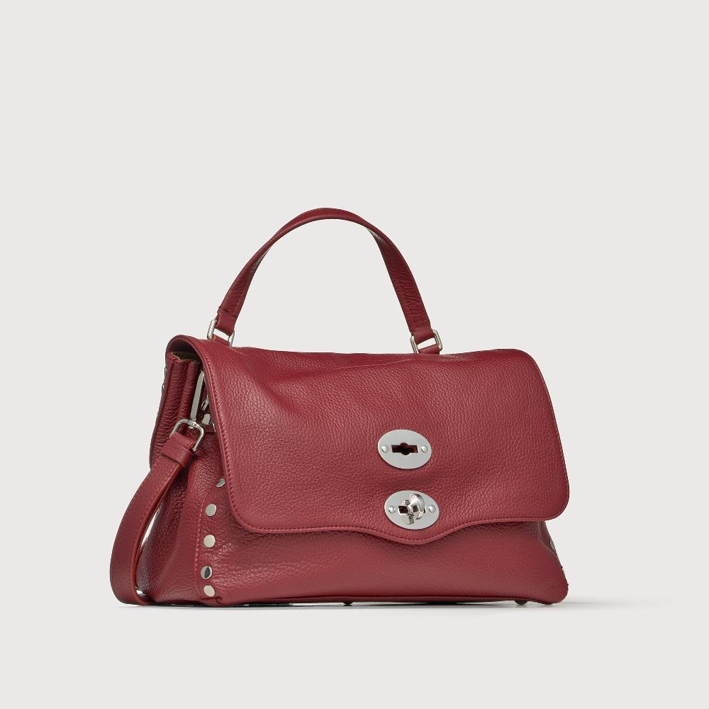 Zanellato BORSA POSTINA® SMALL IN PELLE MARTELLATA RED OPERA | Zanellato Saldi Di Fabbrica