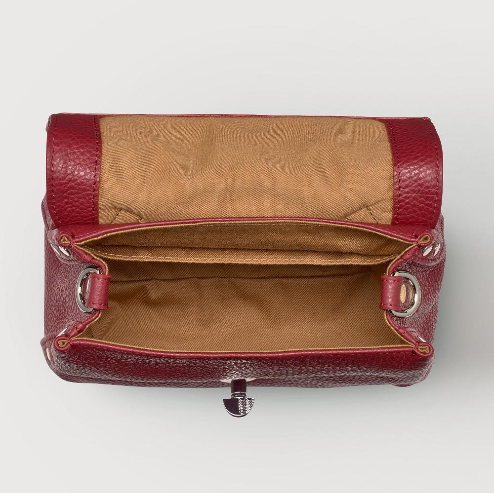 Zanellato BORSA POSTINA® BABY IN PELLE MARTELLATA RED OPERA | Zanellato I Più Venduti