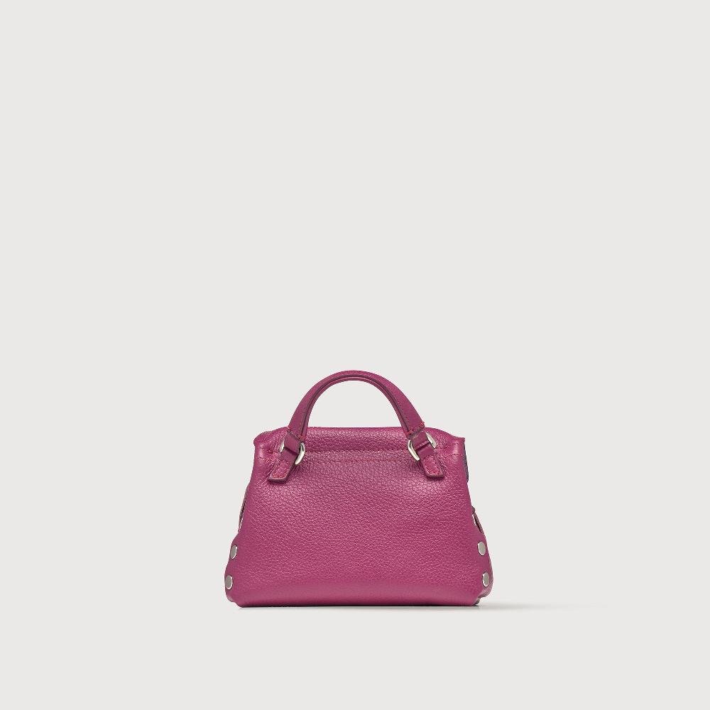 Zanellato BORSA POSTINA® SUPER BABY IN PELLE LAMINATA PURPLE BONARDA | Zanellato Vendite Flash