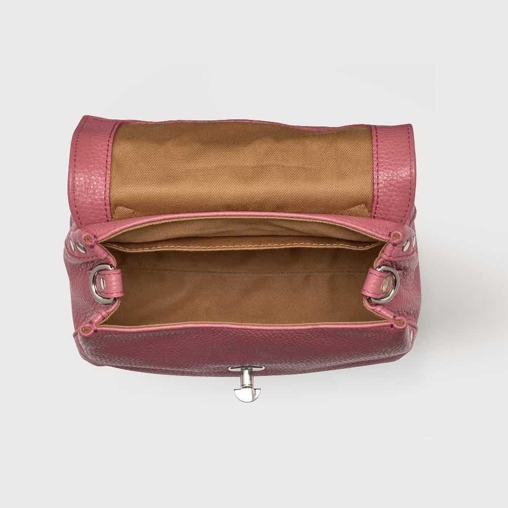 Zanellato BORSA POSTINA® BABY IN PELLE MARTELLATA PINK ROSATO | Zanellato 2025