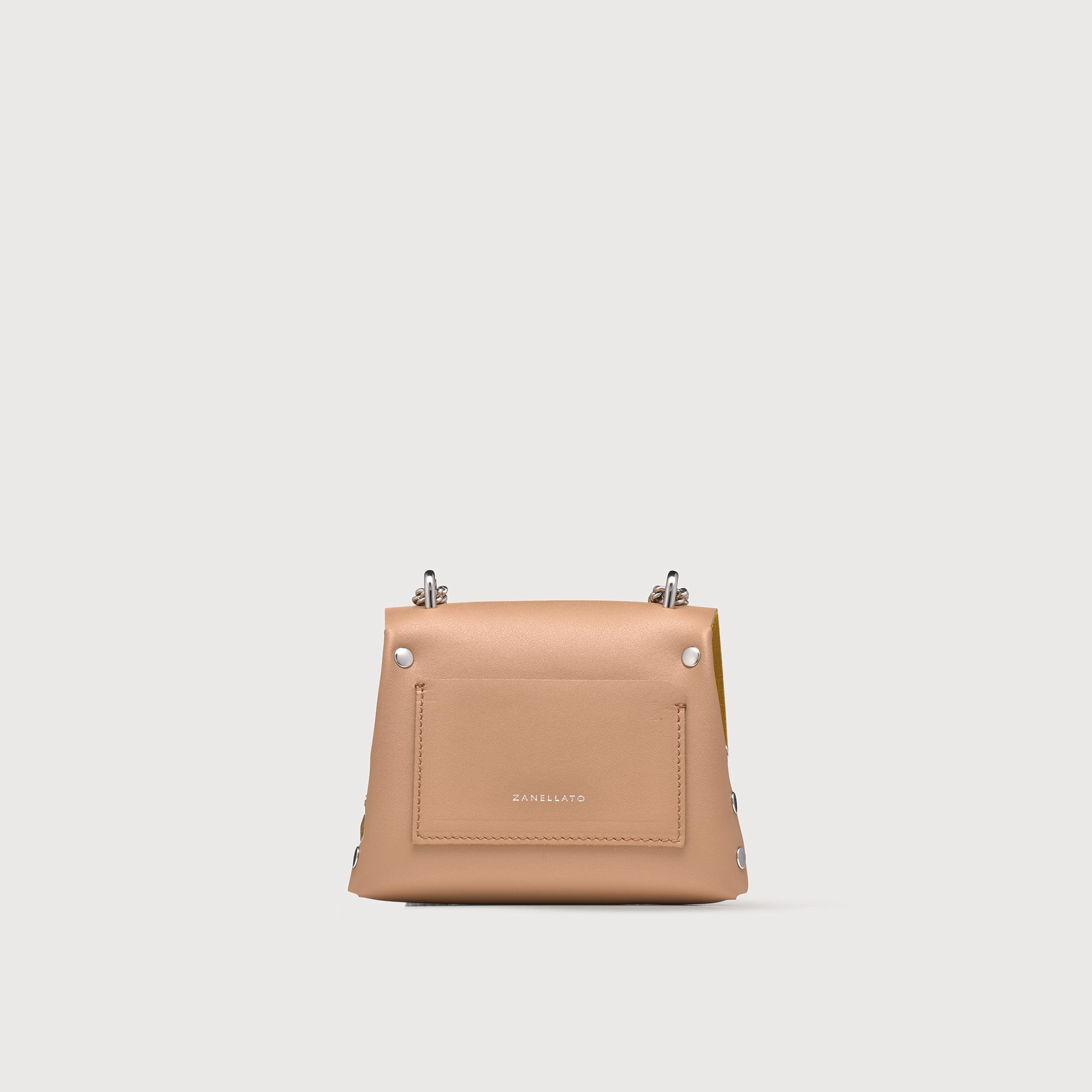 Zanellato BORSA POSTINA® SUPER BABY IN PELLE RIGENERATA BEIGE DEL MUGELLO | Zanellato Qualità