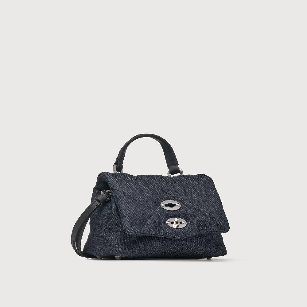 Zanellato BORSA POSTINA® BABY IN TESSUTO DENIM PADDED BLUE NIMES | Zanellato Spedizione Gratuita