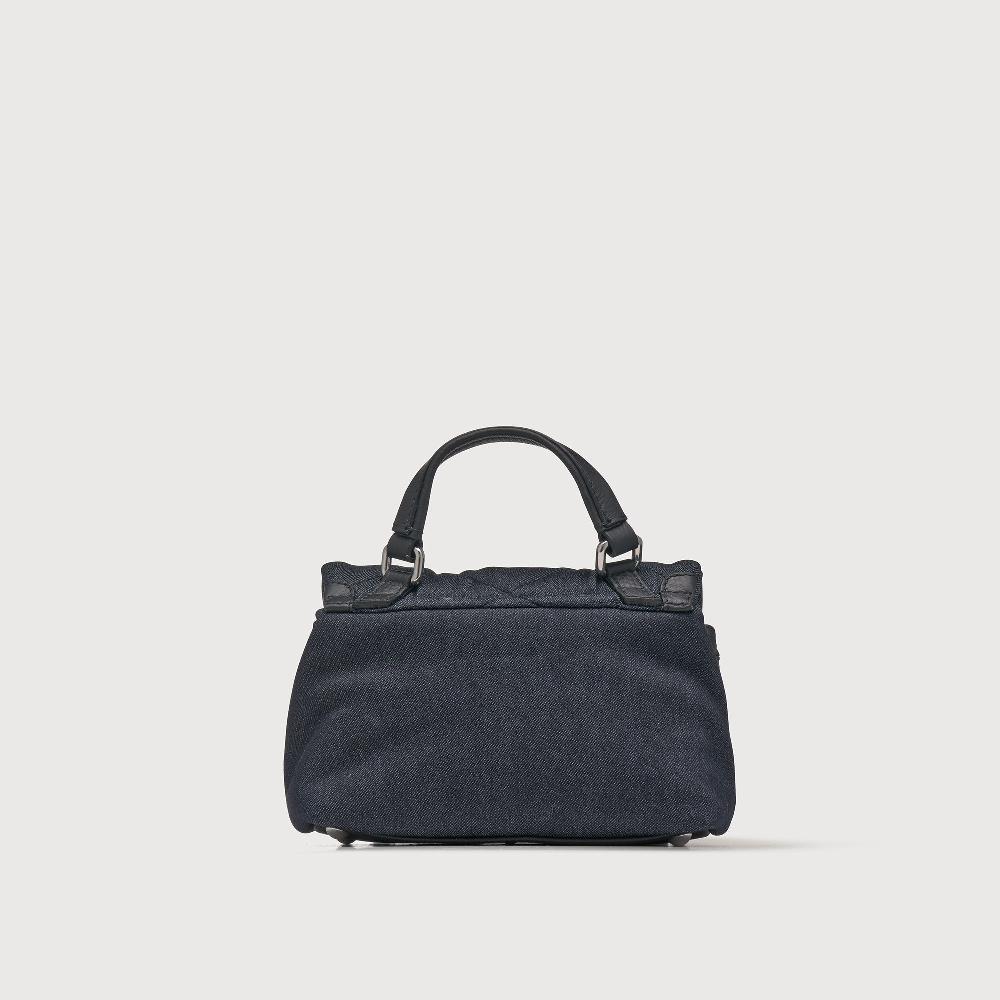 Zanellato BORSA POSTINA® BABY IN TESSUTO DENIM PADDED BLUE NIMES | Zanellato Spedizione Gratuita