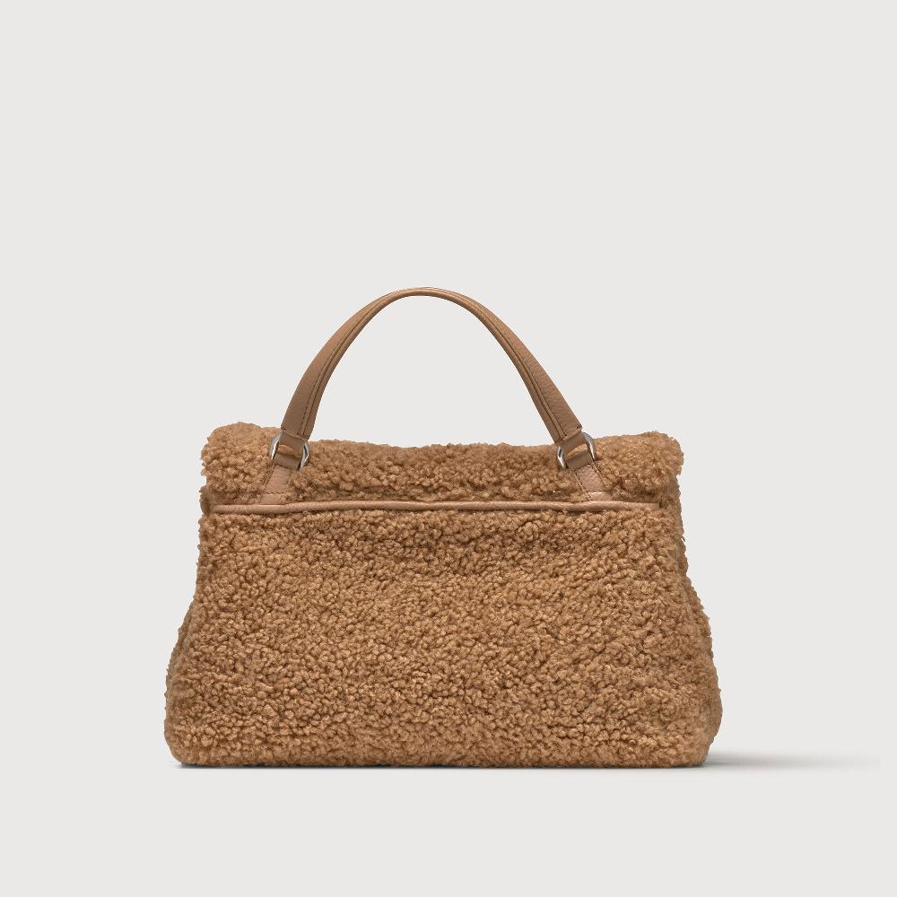Zanellato BORSA POSTINA® SMALL IN TESSUTO TEDDY BROWN TEDDY | Zanellato Acquista Ora