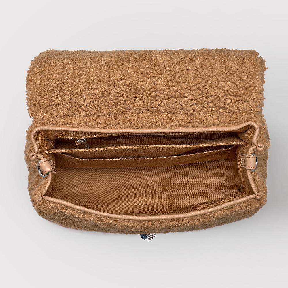 Zanellato BORSA POSTINA® SMALL IN TESSUTO TEDDY BROWN TEDDY | Zanellato Acquista Ora