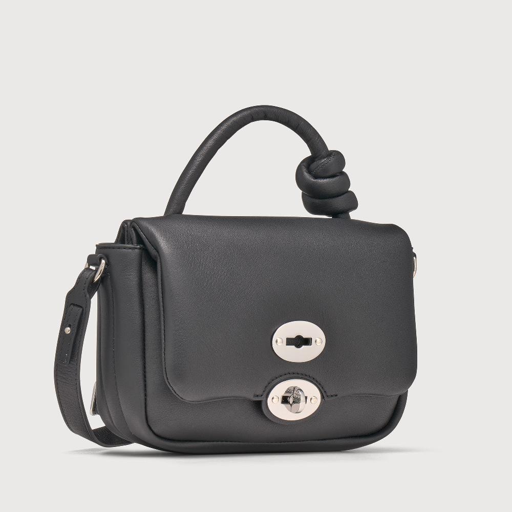 Zanellato BORSA ELLA SOFT MEDIUM IN PELLE LISCIA BLACK NERO | Zanellato Fino Al -60%