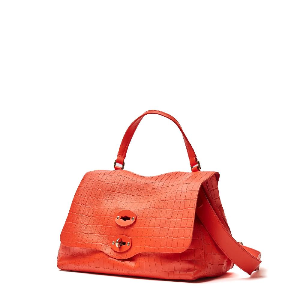 Zanellato BORSA POSTINA® SMALL IN PELLE STAMPATA RED MEDUSA | Zanellato In Vendita
