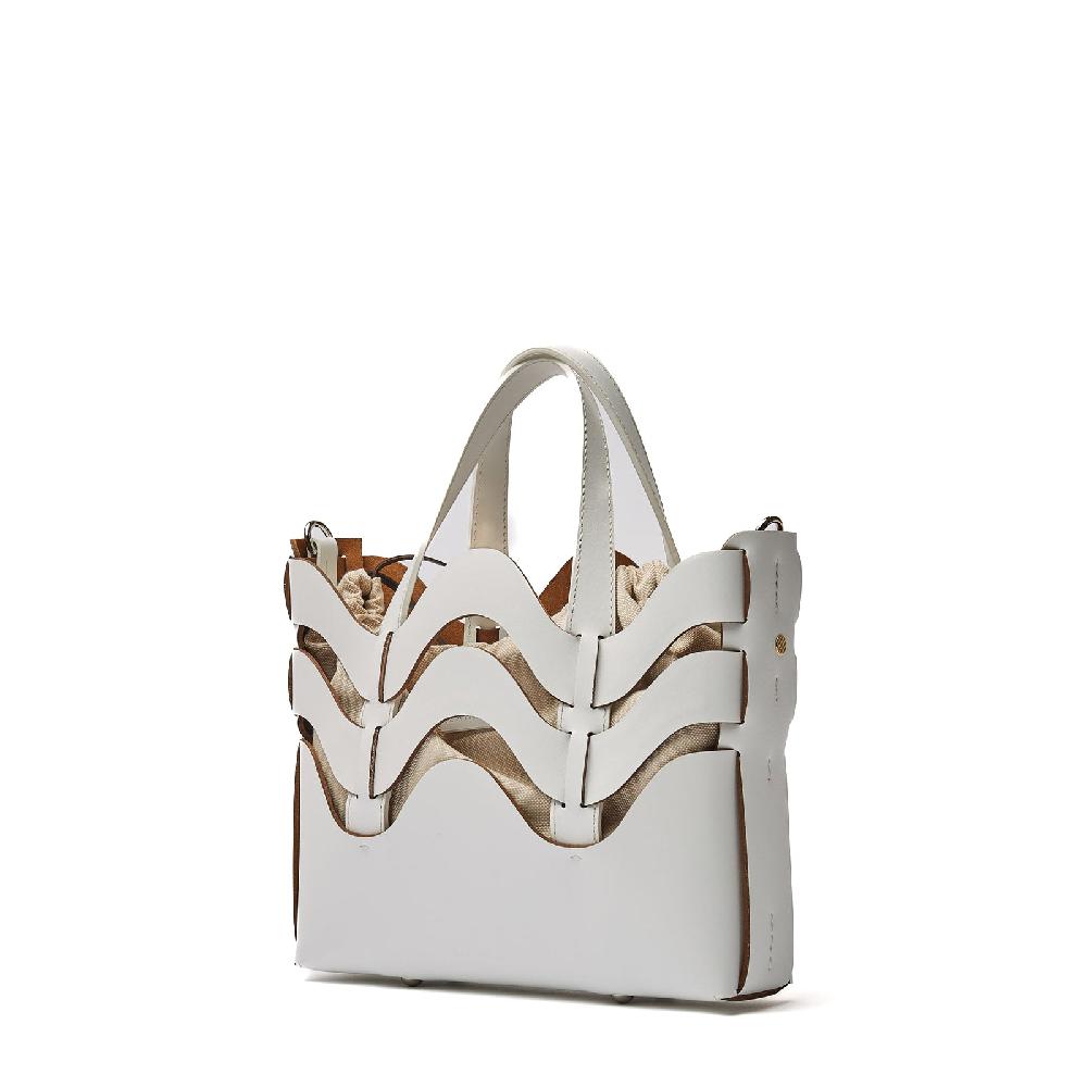 Zanellato BORSA DUNE SMALL IN PELLE RIGENERATA WHITE GESSO | Zanellato Hotsell