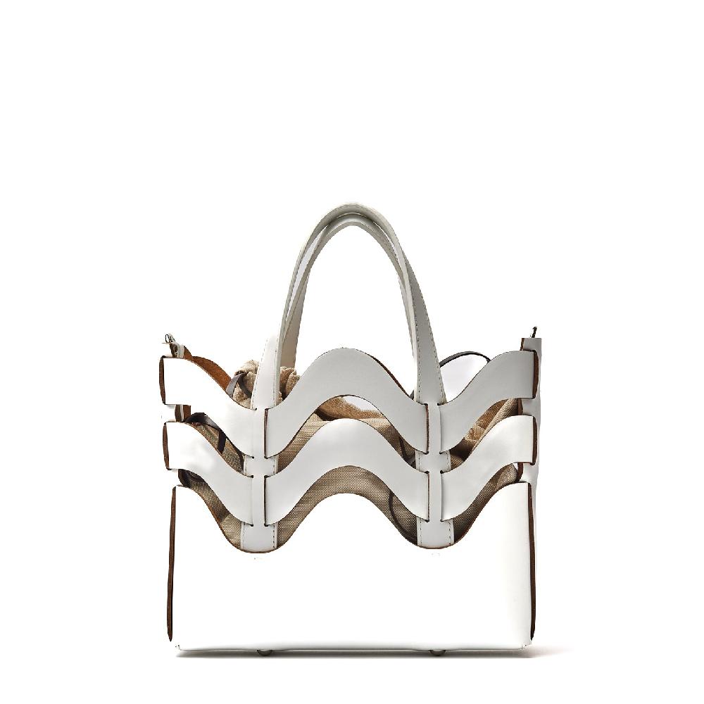 Zanellato BORSA DUNE SMALL IN PELLE RIGENERATA WHITE GESSO | Zanellato Hotsell