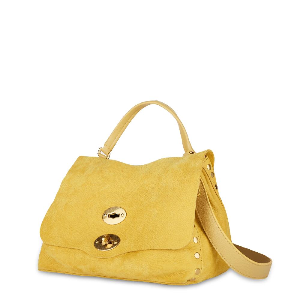 Zanellato BORSA POSTINA® SMALL IN PELLE NABUK YELLOW | Zanellato Saldi Di Fabbrica