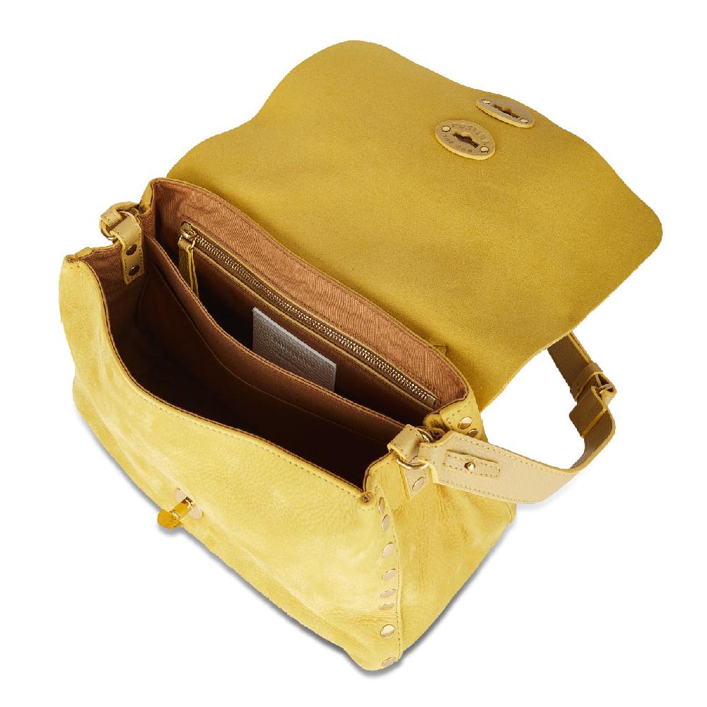 Zanellato BORSA POSTINA® SMALL IN PELLE NABUK YELLOW | Zanellato Saldi Di Fabbrica