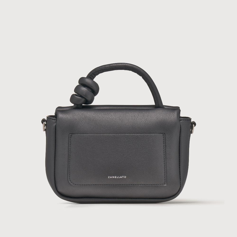 Zanellato BORSA ELLA SOFT SMALL IN PELLE LISCIA BLACK NERO | Zanellato Nuova