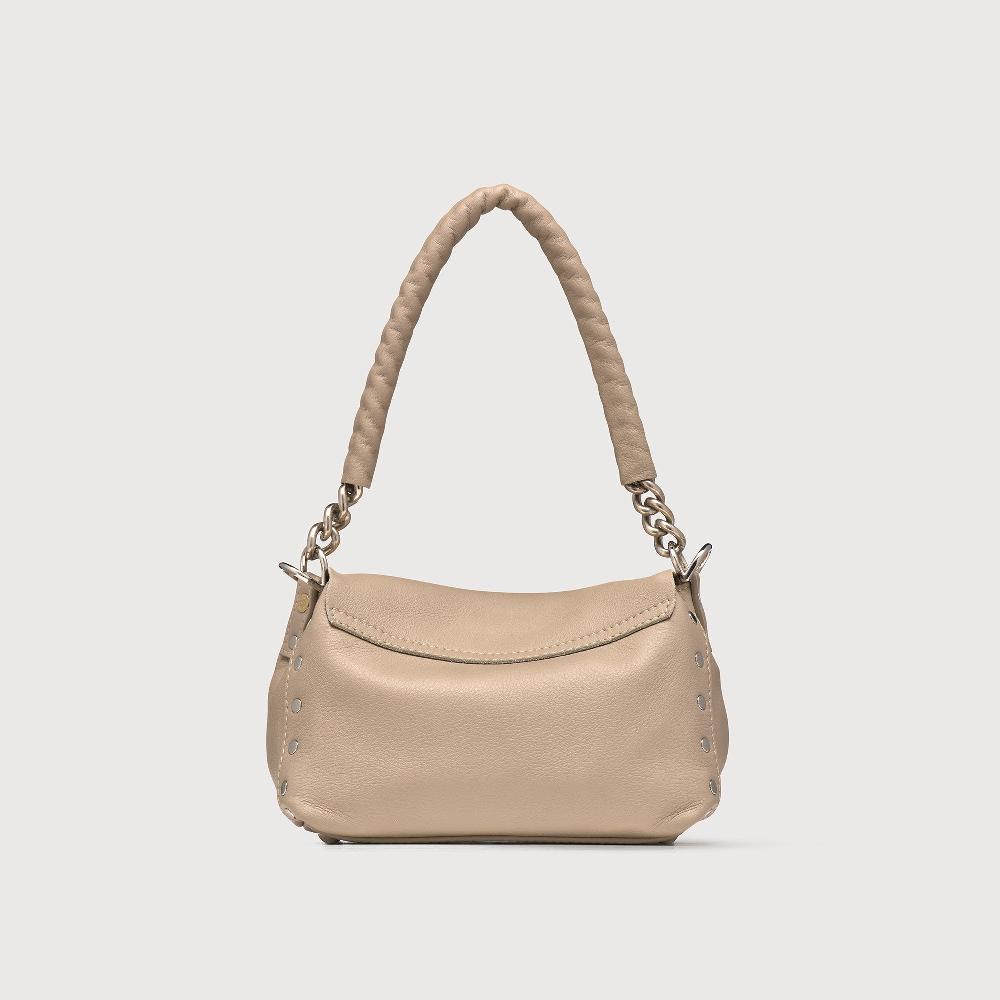 Zanellato BORSA POSTINA® BABY IN PELLE LISCIA GREY SASSONE | Zanellato Moda