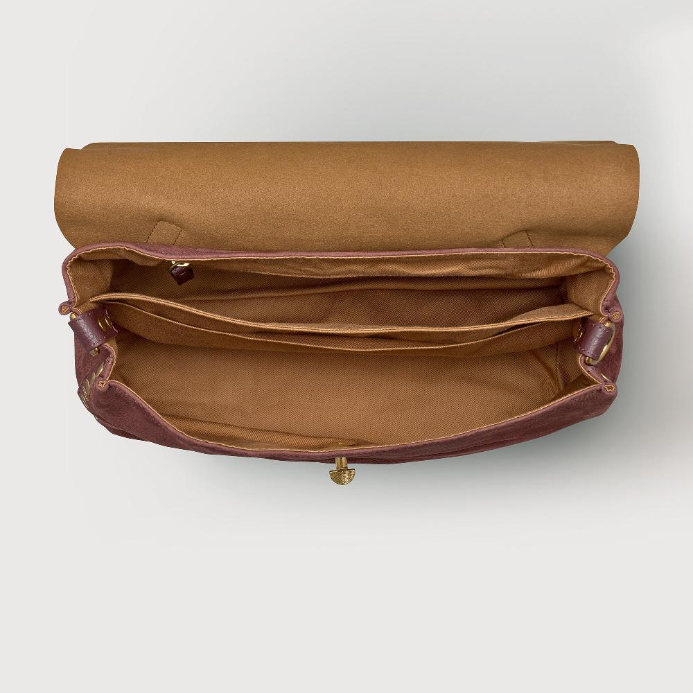 Zanellato BORSA POSTINA® MEDIUM IN PELLE NABUK RED BARBERA | Zanellato 2025
